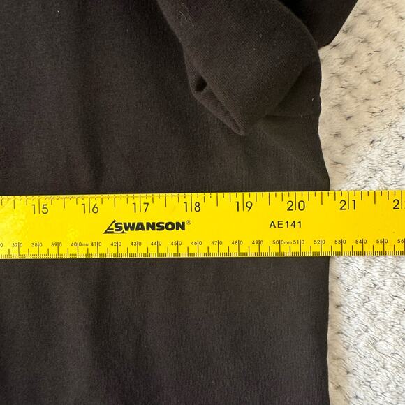 Susan Graver Top Women M Black Gray Embellished Boat Neck Long Sleeves NEW - Picture 7 of 10